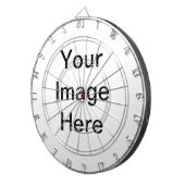 Creëer uw eigen originele persoonlijke cadeautjes dartbord (Voorkant Rechts)