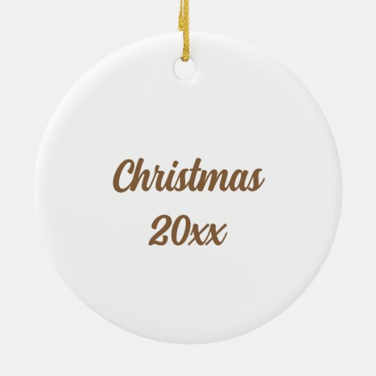 Creëer Uw Eigen Ornamenten Naam & Jaar Kerstmis (Achterkant)