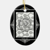 Creëer Uw eigen ovaal ornament Black Lijst (Achterkant)