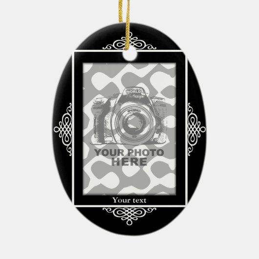 Creëer Uw eigen ovaal ornament Black Lijst (Achterkant)