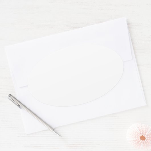 Creëer Uw eigen Ovale Sticker (Envelop)