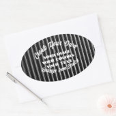 Creëer Uw eigen Ovale Sticker (Envelop)