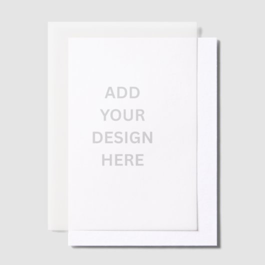 Creëer uw eigen overlay vellum uitnodigingen (Offset)