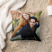 Creëer Uw eigen paarfoto | Namen toevoegen Kussen (Deken)