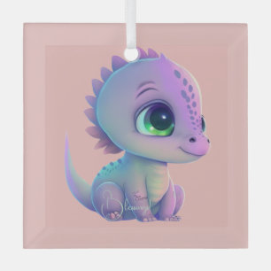 Creëer Uw eigen Paarse Baby Dragon Glas Ornament