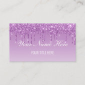 Creëer uw eigen Paarse driftophangsysteem Visitekaartje (Voorkant)