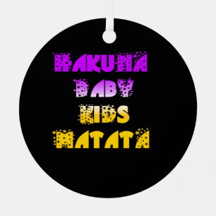 Creëer Uw eigen Paarse Gele Baby Kinder Kunst Ornament