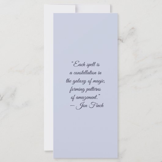 Creëer Uw eigen Paarse Gotische Magic Bladwijzer (Achterkant)