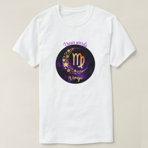 Creëer Uw eigen Paarse Hemelse Maagd Zodiac T-shirt