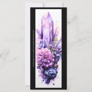 Creëer Uw eigen Paarse Kristallen & Bloemen Bladwi