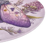 Creëer Uw eigen Paarse mot & Wildflower Snijplank (Hoek)