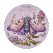 Creëer Uw eigen Paarse mot & Wildflower Snijplank (Voorkant)