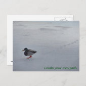 Creëer Uw eigen pad Briefkaart (Voorkant / Achterkant)