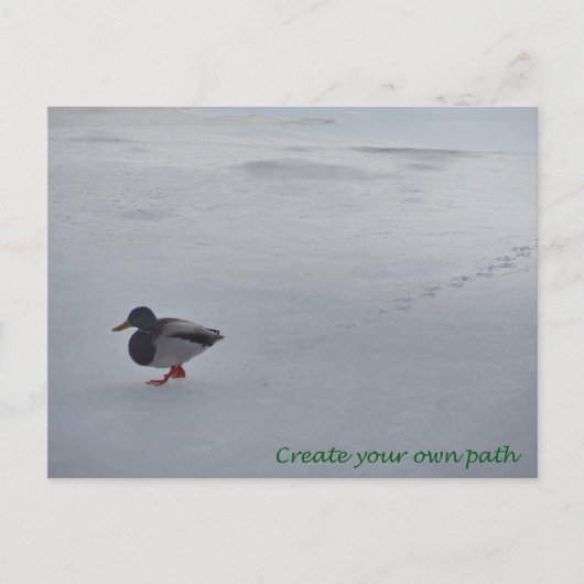 Creëer Uw eigen pad Briefkaart (Voorkant)