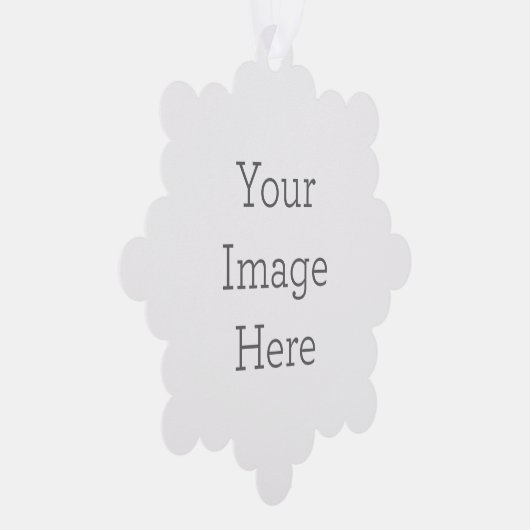 Papieren Ornament Stijl: Sneeuwvlok, Papier: Superfine Eggshell, Enveloppen: Geen (Rechts)