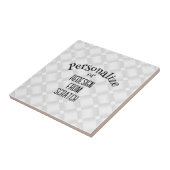 Creëer uw eigen — pas dit aan tegeltje (Zijkant)