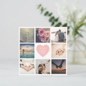 Creëer Uw eigen Pas getrouwd bruiloft Jubileum Fot Kaart (Staand voorkant)