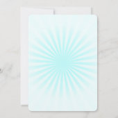 Creëer uw eigen pastel retro starburst kaart (Achterkant)