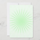 Creëer uw eigen pastel retro starburst kaart (Achterkant)