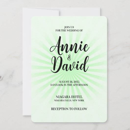 Creëer uw eigen pastel retro starburst kaart (Voorkant)