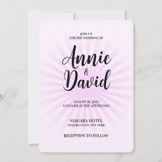 Creëer uw eigen pastel retro starburst kaart (Voorkant)