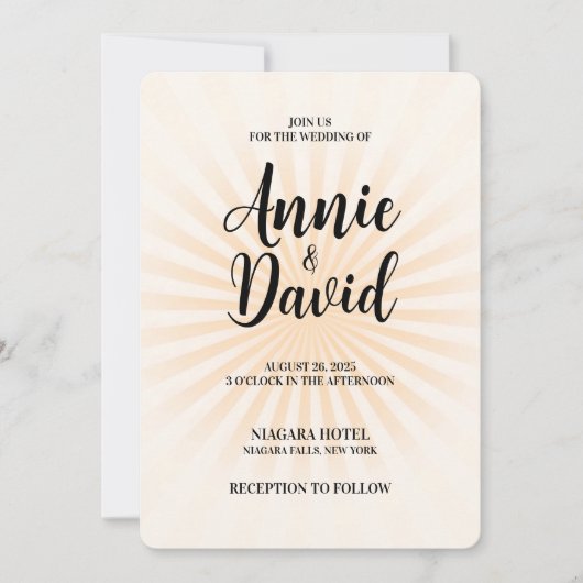 Creëer uw eigen pastel retro starburst kaart (Voorkant)