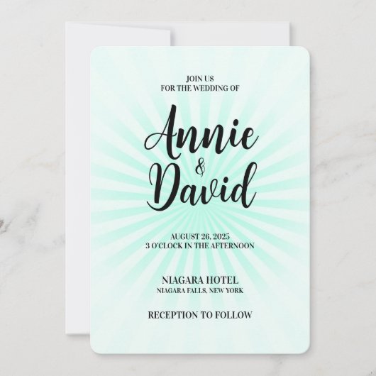 Creëer uw eigen pastel retro starburst kaart (Voorkant)