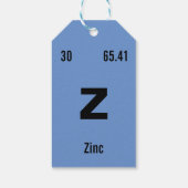 Creëer uw eigen Periodieke Lijst van de Elementen Cadeaulabel (Achterkant)