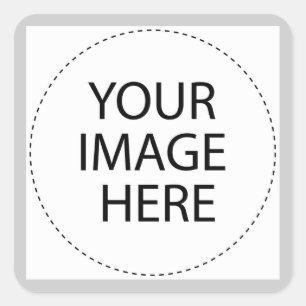 CREËER UW EIGEN - PERSONALISEER DIT VIERKANTE STICKER