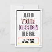 Creëer uw eigen personaliseren Teacher Afbeelding  Bedankkaart (Voorkant)