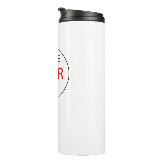 Creëer Uw eigen persoon - persoonlijke reis / aang Thermosbeker (Geroteerd rechts)