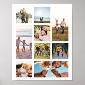 Creëer Uw eigen persoonlijke 9 Fotocollage Poster (Voorkant)