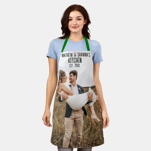 Creëer Uw eigen persoonlijke aangepaste foto Schort (Gedragen)