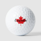 Creëer Uw eigen persoonlijke Canadese Rode Maple L Golfballen (Voorkant)