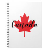 Creëer Uw eigen persoonlijke Canadese Rode Maple L Notitieboek (Voorkant)