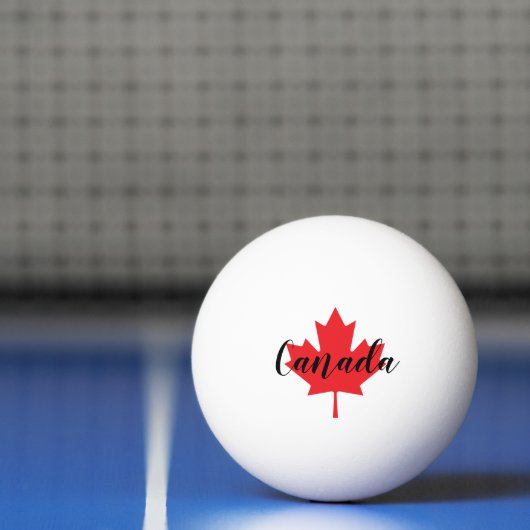 Creëer Uw eigen persoonlijke Canadese Rode Maple L Pingpongballen (Net)