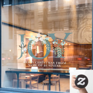 Creëer Uw eigen persoonlijke feestelijke feestdage Raamsticker