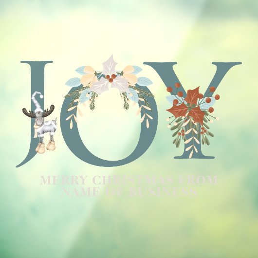 Creëer Uw eigen persoonlijke feestelijke feestdage Raamsticker (Vel 3)