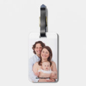 Creëer Uw eigen persoonlijke foto Bagagelabel (Achterkant verticaal)