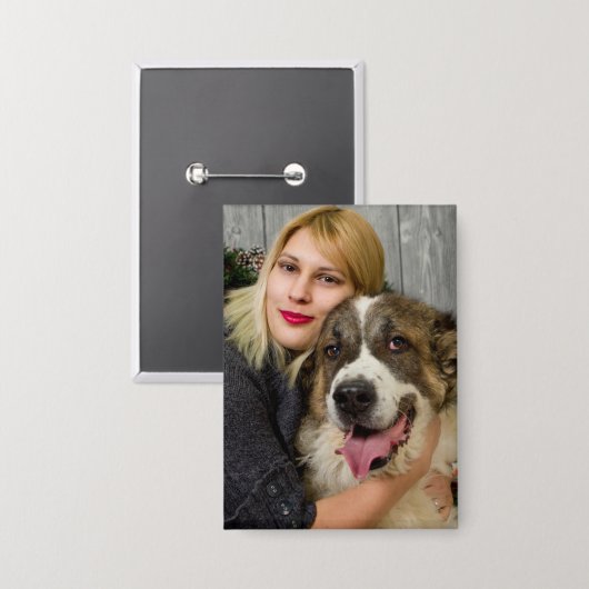 Creëer Uw eigen persoonlijke foto Button (Voorkant / Achterkant)