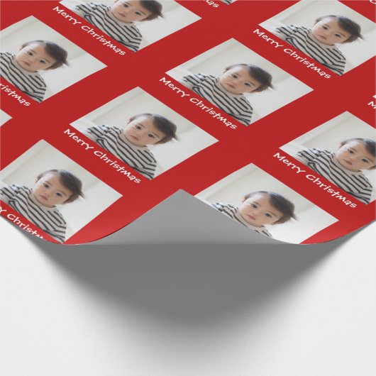 Creëer Uw eigen persoonlijke foto Cadeaupapier (Hoek)