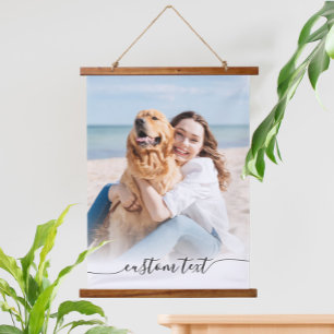 Creëer Uw eigen persoonlijke foto Hangend Wandkleed