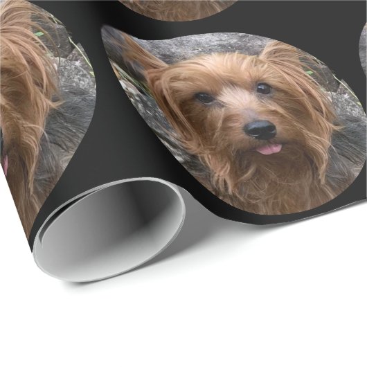 Creëer Uw eigen persoonlijke foto van Dog Cadeaupapier (Rol Hoek)