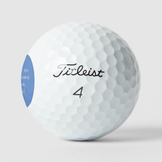Creëer Uw eigen persoonlijke Gepersonaliseerd Golfballen (Logo)