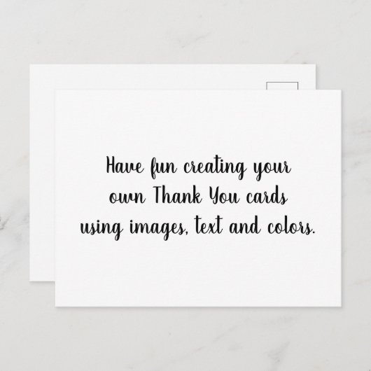 Creëer Uw eigen persoonlijke Gepersonaliseerd Hart Briefkaart (Voorkant / Achterkant)