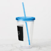 Creëer uw eigen persoonlijke gepersonaliseerde acryl drinkbeker (Links)