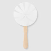 Creëer uw eigen persoonlijke gepersonaliseerde handwaaier (Achterkant)