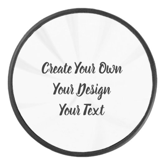 Creëer uw eigen persoonlijke gepersonaliseerde hockey puck (Voorkant)