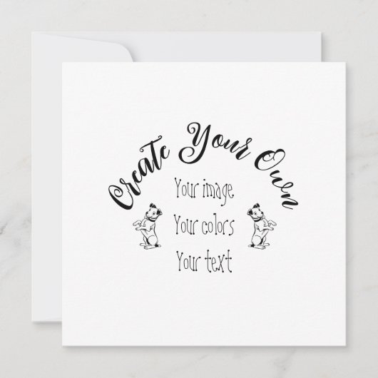 Creëer uw eigen persoonlijke gepersonaliseerde kaart (Voorkant)