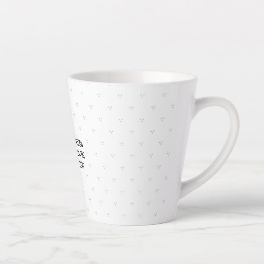 Creëer uw eigen persoonlijke gepersonaliseerde latte mok (Rechts)